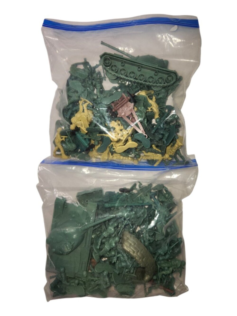 Vintage Army Soldiers Figures Vehicles Lot Of 191 Pieces Plastic Green 1.5-2"